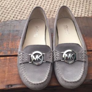 Michael Kors gray suede flats